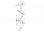 Construction stair  2 m - Modular Light