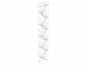 Construction stair  20 m - Modular Light