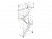Construction stair  6 m - Modular Light