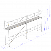 Byggställning - Frame 6×4 m Baspaket