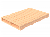 Single use pallet 120x80 (wood)