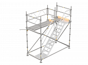 Construction stair  2 m - Modular