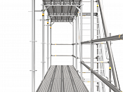 Byggställning - Nolimit Frame 24×8 m med trappa