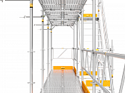 Byggställning - Nolimit Frame 21×6 m med trappa