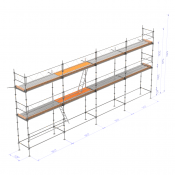 Byggställning - Modular 12×6 m