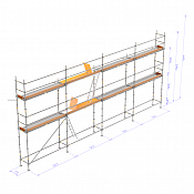 Byggställning - Modular 12×6 m - Standard 73