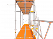 Byggställning - Nolimit Modular 21×6 m med trappa