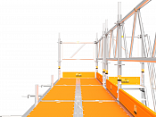 Byggställning - Nolimit Modular 27×4 m med trappa