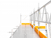 Byggställning - Nolimit Modular 24×4 m med trappa